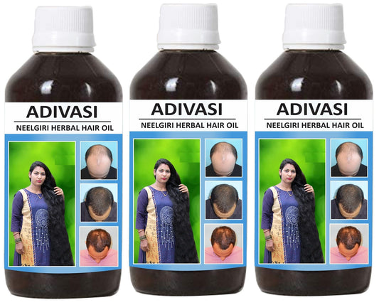 Adivasi Herbal Hair Oil Pack Options