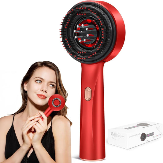3-in-1 Red Light Therapy Scalp Massager