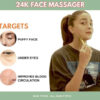 24K Gold Electric Facial Massage Roller